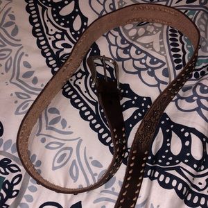 women’s brown country western belt